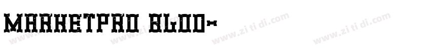 marketpro blod字体转换